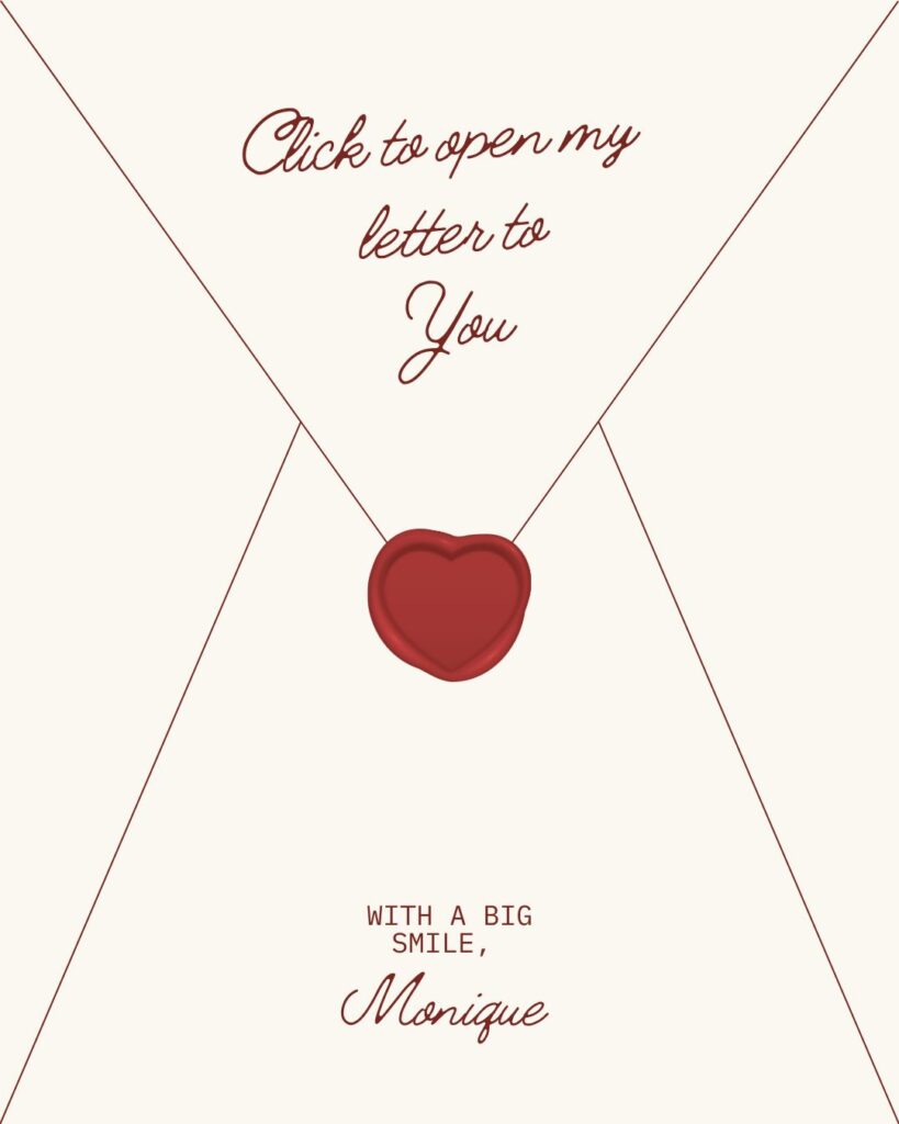 Red and Beige Vintage Love Quote Instagram Post