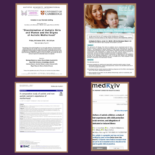 Autistic Mothers, Advocacy, and Research: My Journey with Simon Baron-Cohen and His Team